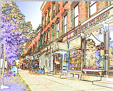Washington Street in Ellicottville