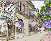 Washington Street in Ellicottville